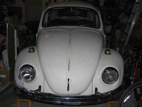 Last saturday we drove out to Athol Idaho to pick it up a 1968 VW Beetle